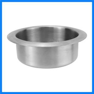 자동차 매립 컵 - 보트 자동차 해양 Rv용 배수구가 있는 플라스틱 컵 음료 캔 홀더의 스테인레스 스틸 매립