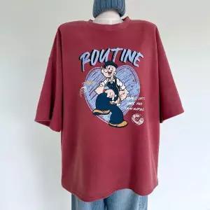[하프클럽/]빅사이즈 601 루틴캐릭터박시티셔츠 DVDX094