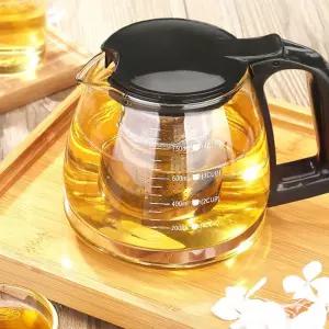 스파우트 안전 손잡이 내열유리 차포트 750ml 티포트 유리포트 차주전자 차우림주전자 티팟 유리주전자