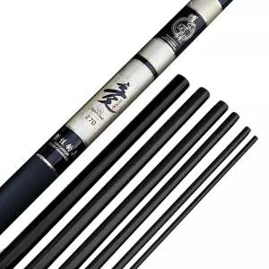 청운 민장대 4.5 5. 4 초경량 논슬립 낚싯대 초보 강 낚시대 바다 민물