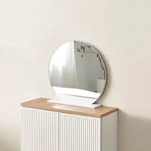 스탠드 원형 화장대거울 600 4colors 거울 스탠드거울 탁상거울 메이크업거울 침실거울