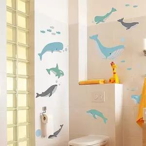 고래의꿈 디자인스티커 시트지 벽지 포인트스티커 그래픽스티커 데코 인테리어소품