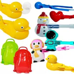 KC안전인증 펭귄 스노우볼 오리 눈 아동겨울장난감 눈사람 집게