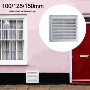 플랩 포함 송풍구 그릴 환기 커버(곤충 스크린 루버 공기 배출구 커버