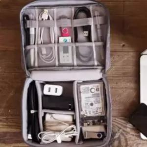 여행용 멀티 충전기 수납 가방 보조배터리 케이스