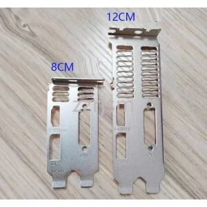 I/O 쉴드 MSI GeForce GTX 1050 LP 그래픽 카드용 풀 하프 높이 백플레이트 배플 스트립 삼색 클립 베젤 블