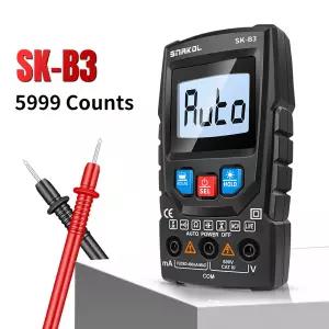 Snakol 스마트 멀티 전문 디지털 멀티 3999 카운트 ACDC 전압 테스터 Ohm NCV 전류 전류계 감지기 도구