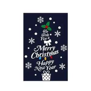 크리스마스 장식 스티커 해피 트리와 선물 단일 색상 크리스마스시트지 성탄장식