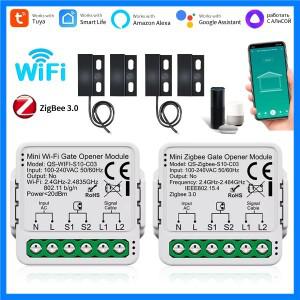스마트 투야 와이파이 지그비 차고 도어 오프너 모듈 게이트 리모컨 스마트 라이프 앱 알렉사 구글 어시스