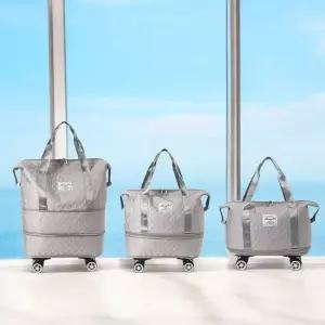 여행용 보스턴 캐리어 결합 2단 확장형 가방 대형여행가방 바퀴형여행가방