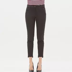 [올리비아로렌]밑단 트임 포인트 팬츠_VVCDLUF7421