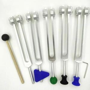 알루미늄 93.96Hz 튜닝 포크 사운드 테라피 차크라 요가 명상 치유 힐링 Diapason 악기