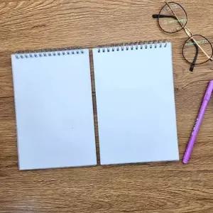 스프링노트 677SGS57 공책 연습장 무지 상철 노트 A5