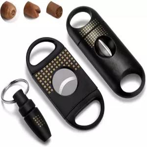 시가 커터 세트 스트레이트 V 펀치 케이스용 다기능 액세서리 키트 야외 여행용 휴대용 도구 포함