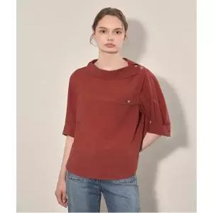 [올리비아로렌][비밀특가] 보트넥 블라우스_VVCNL4F7261