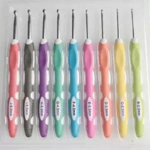 코바늘 후크 세트 뜨개질 크로셰 바느질