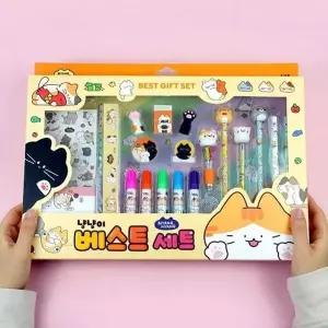 베스트 124KUY64 문구세트 냥냥이 캐릭터문구 문구 초등학생학