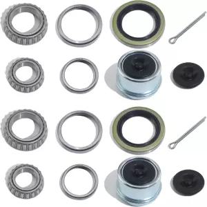 LUXTRKSTO 2 세트 L68149/L68111 L44649/L44610 트레일러 허브 베어링 키트 171255TB/10-19 그리스 씰