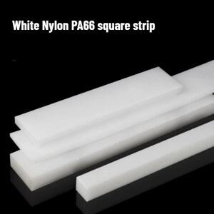 흰색 내마모성 MC 가공 8MM 스트립 20MM PA66 나일론 제로 10MM 커팅 15MM 사각 5MM 두께
