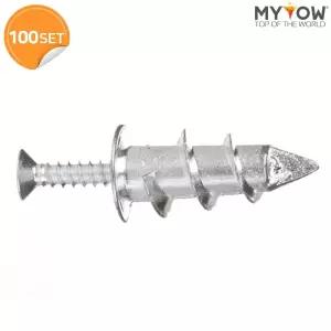 마이토우 자천공 앙카 실버 (100개입) 석고보드 앙카