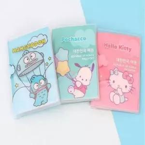 여권 케이스 귀여운 커플 투명 지갑