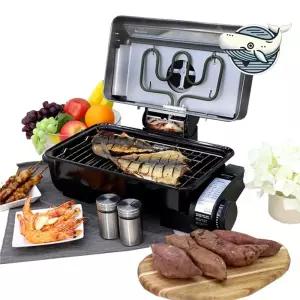 양면 그릴 타이머 조리기 전기 생선구이 팬트리