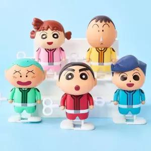 제이큐 어린이 귀여운 캐릭터 떡잎마을 방범대 태엽 피규어