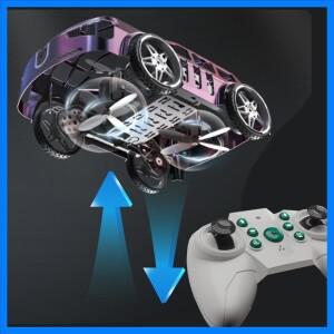 RC 플라잉카 2.4GHz RC 쿼드콥터 2 in 1 드론-카 듀얼 모드 라이트 전동 육상 공중 원격 조종 자동차 야외