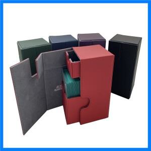 매직 게임 카드용 중형 보관 케이스 주사위 트레이가 있는 매직 게임 카드용 데크 박스