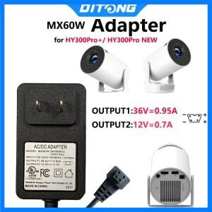 디통 HY300pro+ 프로젝터 1.2/3m  확장 전원 어댑터 DC 케이블 연장선 마그큐빅 HY300 Pro+ 프로젝터 호환