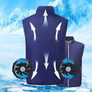 조끼 아이스 선풍기 쿨링 여름 냉풍 작업 농사
