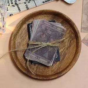 타로그림데코유산지 274FYT41 레트로 빈티지다이어리