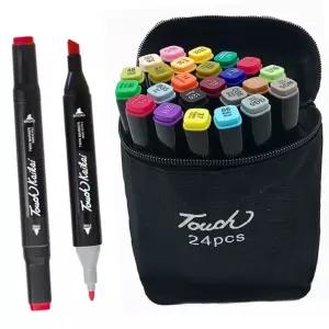 그림사인펜 디자인 드로잉 풍부한색채 듀얼헤드 트윈마커펜 즐거운