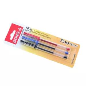 얇은 736DST22 볼펜 노트 필기구 3색 5P 세트 0.25mm