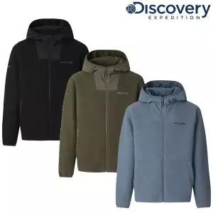 매장정품 DISCOVERY 디스커버리 [25년 FW] 남성 자가드 플리스 후드 자켓 DMSS33054 822060