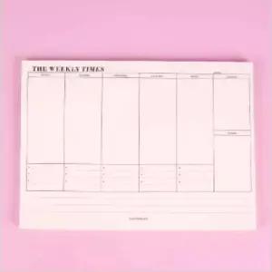 주간 224VFP82 위클리 플래너 60매 탁상스케줄러 스케쥴러