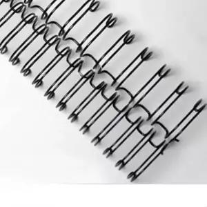 제본용스프링 093ILT07 공책스프링 와이어링 6.4mm 흑색 100개