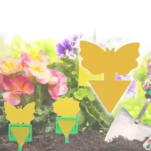 나비 모양 끈끈이 양면 트랩 10p 파리 뿌리 벌레 초파리 노란 날파리 모기