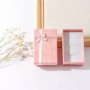 사각 목걸이 귀걸이 리본 상자 케이스 10P 반지 보석상자 쥬얼리 악세사리