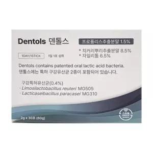 덴톨스 구강 유산균 덴틀스 가루 분말 스틱 파우더 30포 MJ