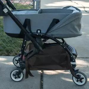 유모차 하단 바구니 수납 가방 다용도 정리함 기저귀 우유병 액세서리 유니버설 유모차 하단용