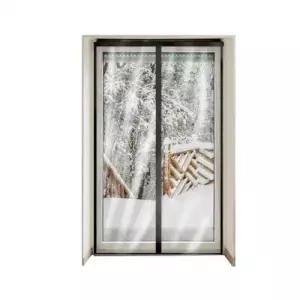 삼정063블랙 방풍커텐 자석 소90x210 방풍 방풍지 비 WD84063