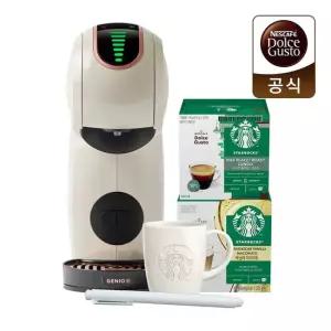 지니오S 쉐어크림 커피 머신 스타벅스 앳홈 팩