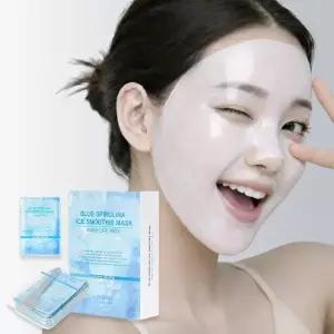 [린제이] 마데카소사이드 1일1팩 블루 스피룰리나 아이스 스무디 마스크 1g 20매