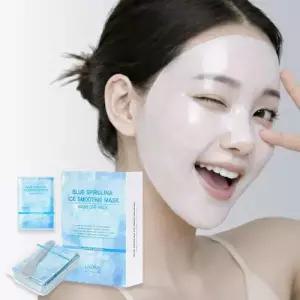 린제이 마데카소사이드 1일1팩 블루 스피룰리나 아이스 스무디 마스크 1g 20매