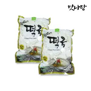 [롯데백화점]다온에프앤씨 HACCP 우리쌀로 만든 쫄깃 맛나랑 떡국떡 1kg x 2봉지