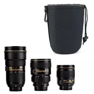 렌즈 파우치 L 사이즈 가방 케이스 DSLR 카메라 줌렌즈
