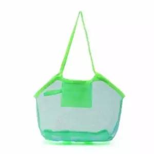 썸머바캉스 메쉬 비치백 블루 그물백 물놀이가방