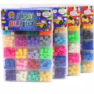 디폼 미니 나노 블록 대용량팩 24색x4세트 블럭 어린이집 초등학교 돌봄 늘봄교실 선물