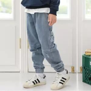 [보리보리/주니보이즈]주니진_라벨조거주니어청바지_청